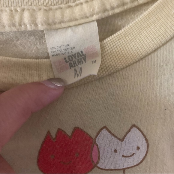 Loyal Army Yellow blouse with Tulips - Picture 4 of 4